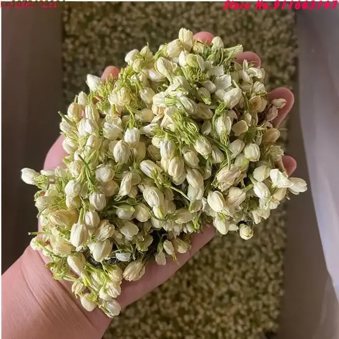Boutons de jasmin séchés de haute qualité, fournitures pour artisanat DIY, décoration intérieure, ornements de mariage, matériaux pour la fabrication de parfums, savons et bougies.
