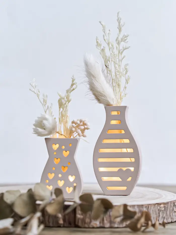 Mini Vase de fleurs séchées en Silicone