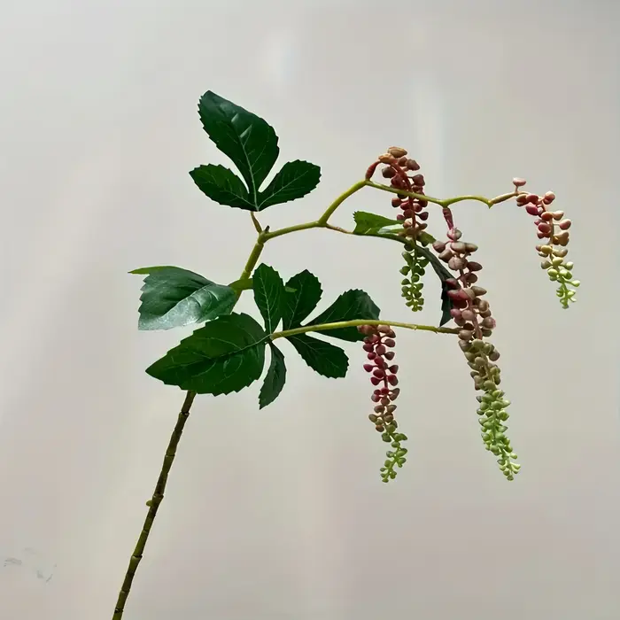 Amaranthus artificiel suspendu, 30.7 pouces, verdure en plastique pour décoration DIY, fausse plante