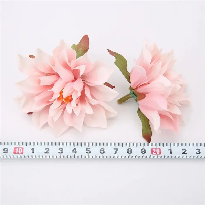 Têtes de fleurs de dahlia artificielles