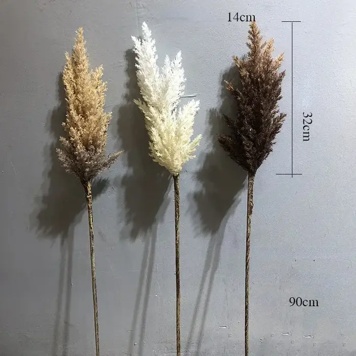 Ensemble de roseaux artificiels pour la décoration intérieure