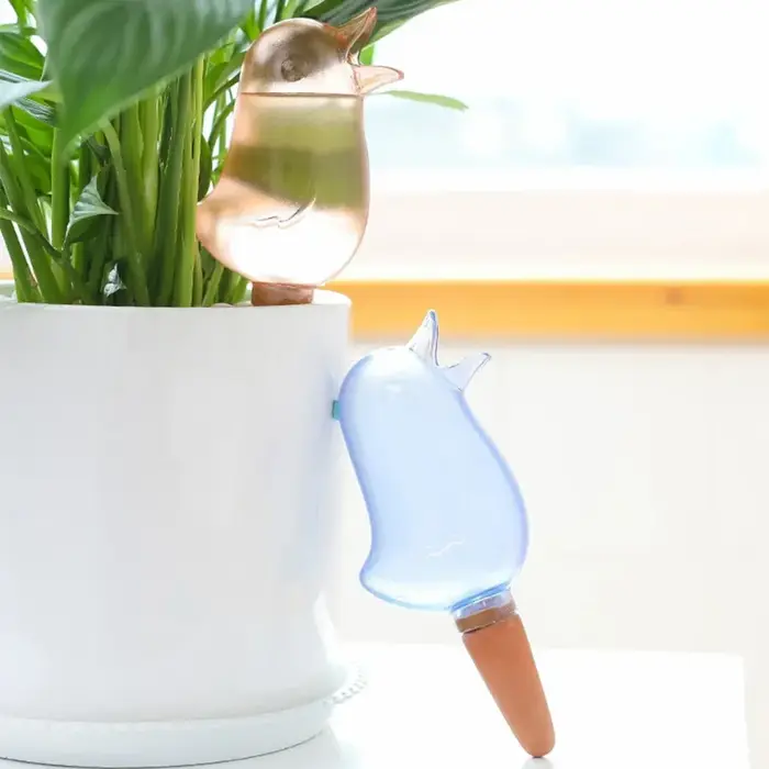 Arroseur automatique en forme d'oiseau pour plantes d'intérieur