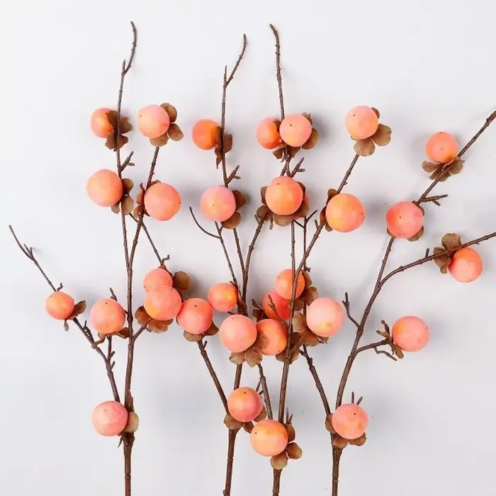 8 Branches artificielles de kaki