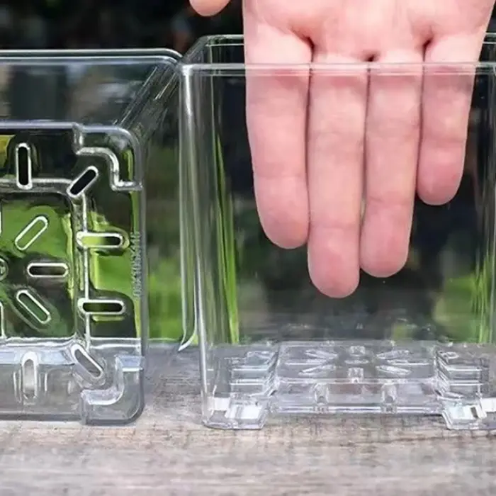 Pot de fleur Transparent
