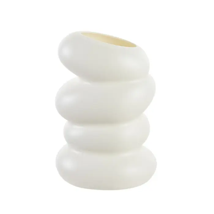 Vase en plastique Imitation en céramique Pots de fleurs mariage maison chambre jardin extérieur Table bricolage cadeau