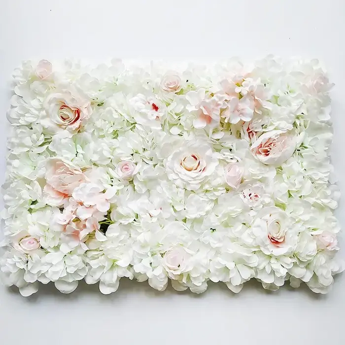 Mur de Fleurs Artificielles pour Décoration de Mariage