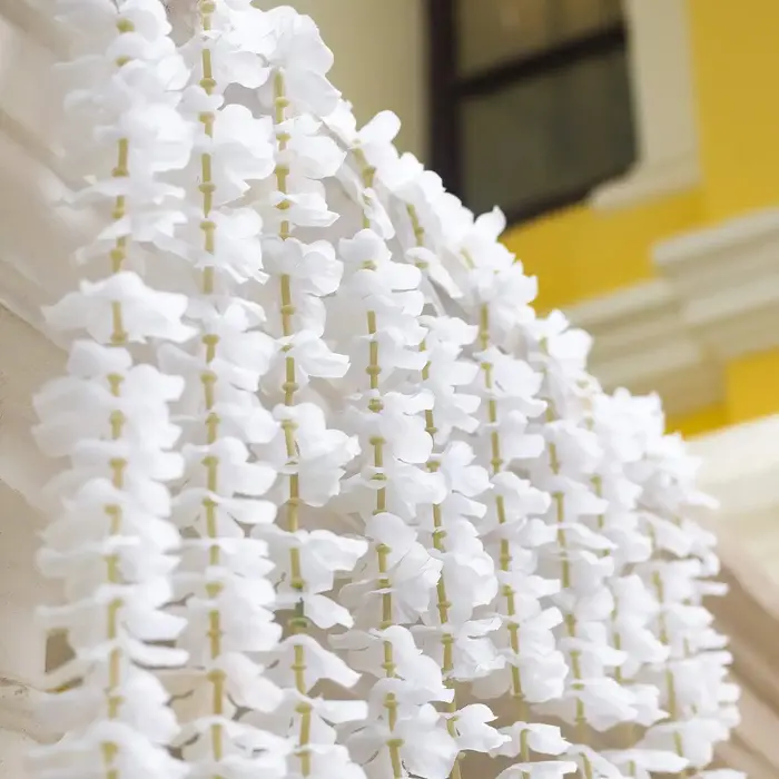 Fleur artificielle en soie cerisier Tengman