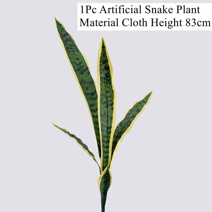 Plante Serpent Artificielle pour Décoration Intérieure