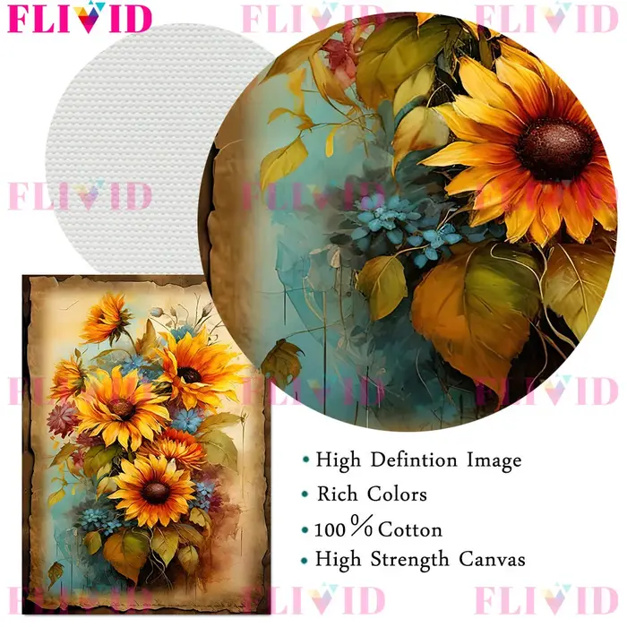 Botanical Junk Journal,Shabby Floral Art Poster and Print,Botanical Garden Vintage Wall Art Canvas Painting,Home Decor, Unframed