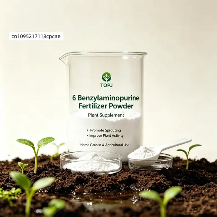 Poudre d'engrais 6-benzylaminopurine : Complément pour plantes, favorise la germination, améliore l'