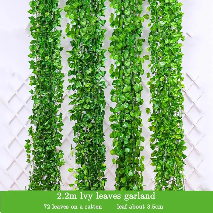 210cm plantes artificielles lierre vert fausses feuilles guirlande plante tenture murale vigne maison Gardan décoration