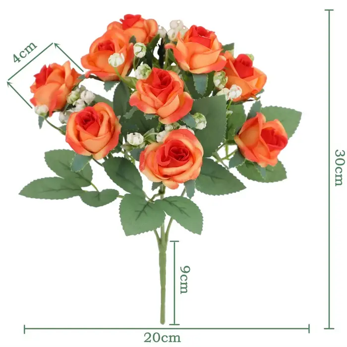 Bouquet de roses rouges pour mariage