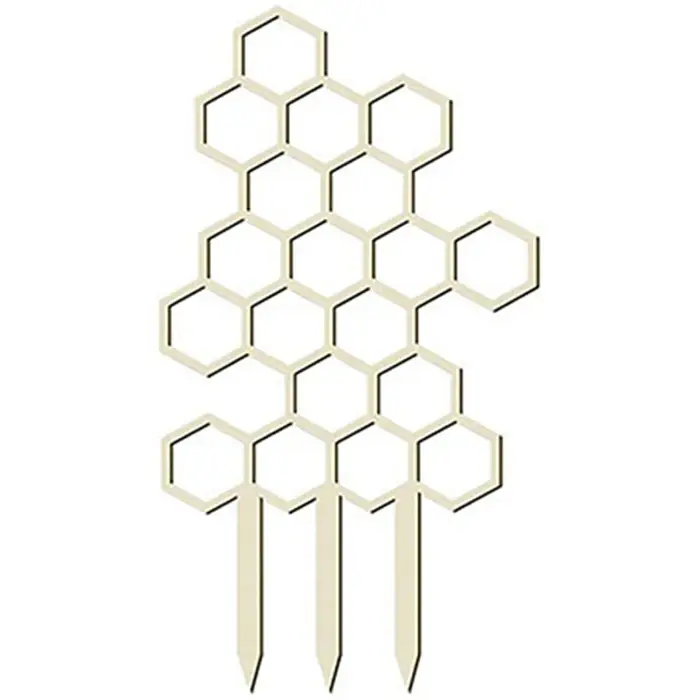 Cadre de Support pour Plantes en Forme de Nid d'Abeille, Treillis pour Plantes de Jardin, Installati
