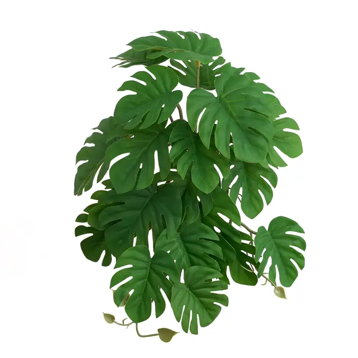 Plante artificielle Monstera Pothos, fausses feuilles avec tige, fausse plante, décoration de salon,