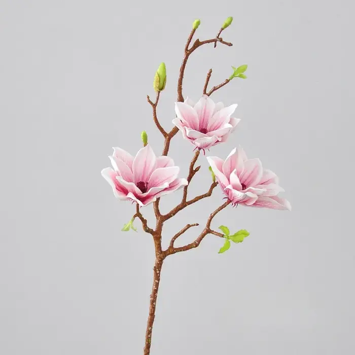 Fleur de magnolia artificielle, style chinois, salon, décoration de la maison, ornements, bouquet, d