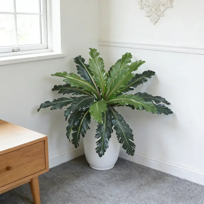 Plantes artificielles de fougère tropicales vertes de 45-50 cm