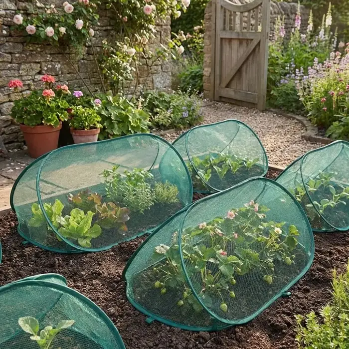 Filet de protection pliable pour plantes