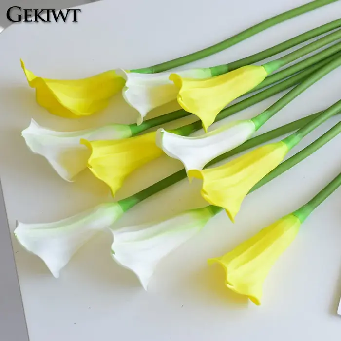Fleur Artificielle de Lys Calla en PU