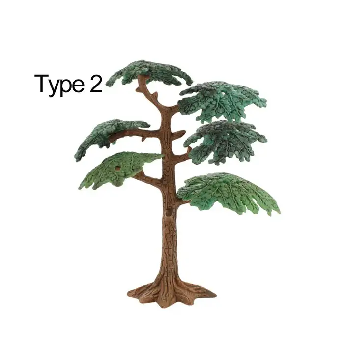Cadeaux Décoration de jardin Micro-paysage Plantes de la période jurassique Modèle de scène de bosquet