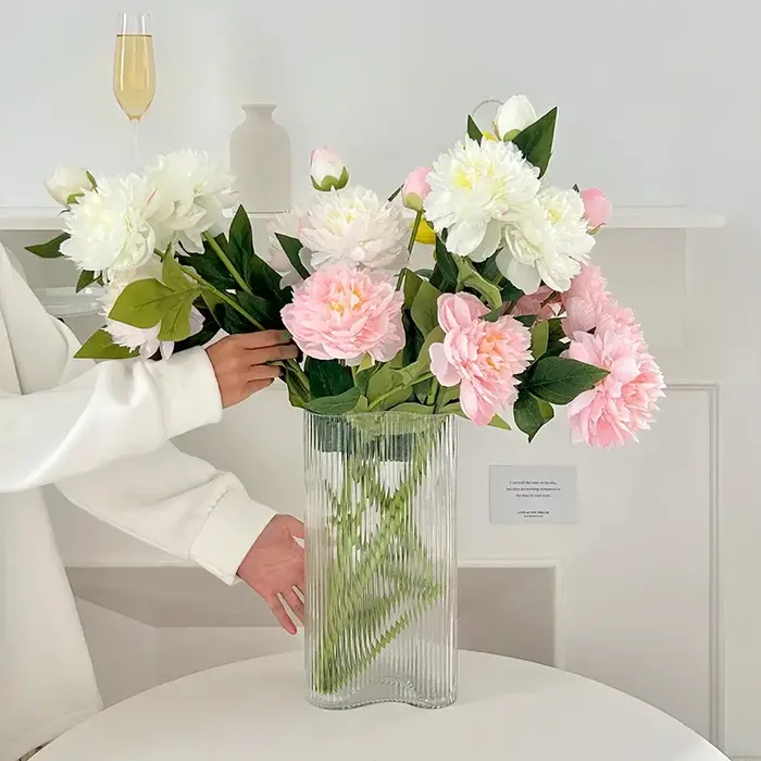 Fleurs de pivoine artificielles à Double pétale