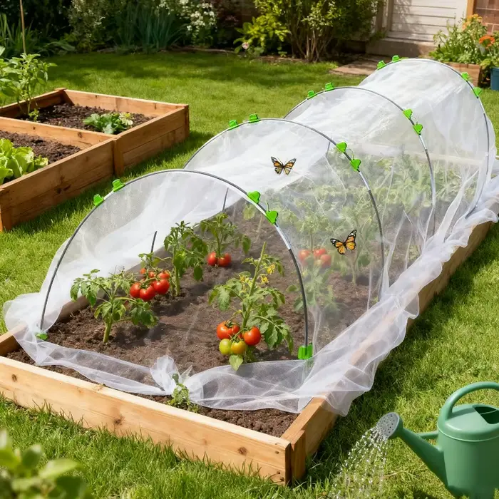 Kits de cerceaux de jardin pour tunnel en filet