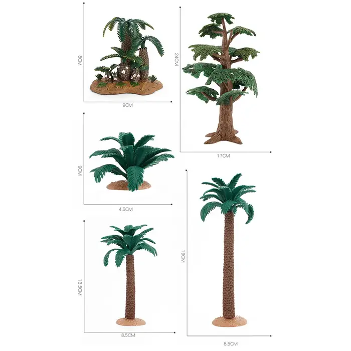 Arbres miniatures pour décoration de paysage