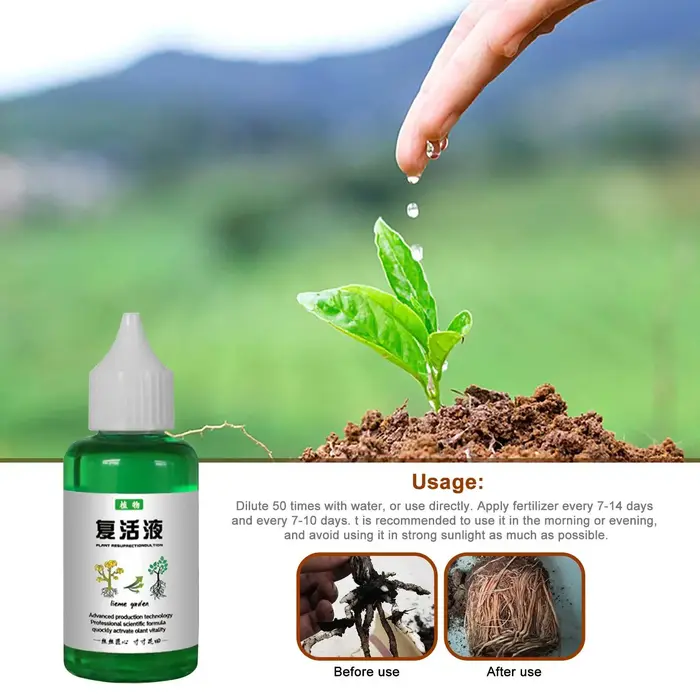 50ml Revitalisant végétal Liquide de résurrection Concentré
