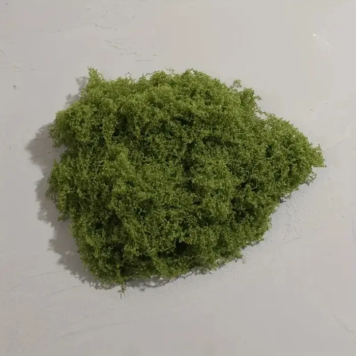 Plantes vertes artificielles en Polyester, environ 20g, mousse, herbe, maison, salon, jardin, décora