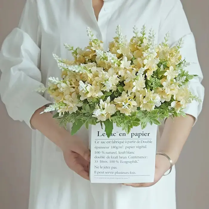 1/3 pièces de fleurs artificielles en soie Yucca Gloriosa pour décoration de mariage