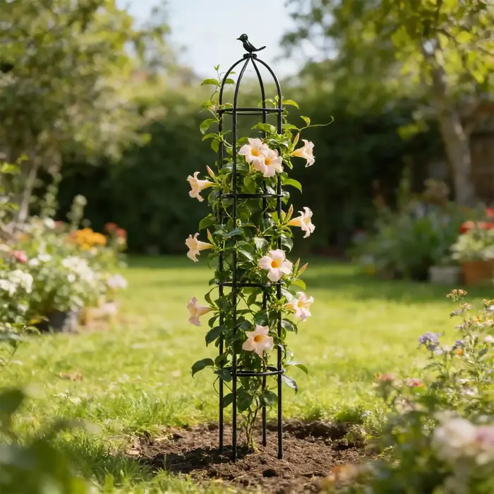 Treillis de support pour plantes en pot