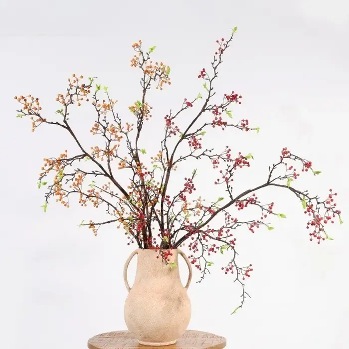 Plante artificielle en plastique de fruits de Zanthoxylum Bungeanum