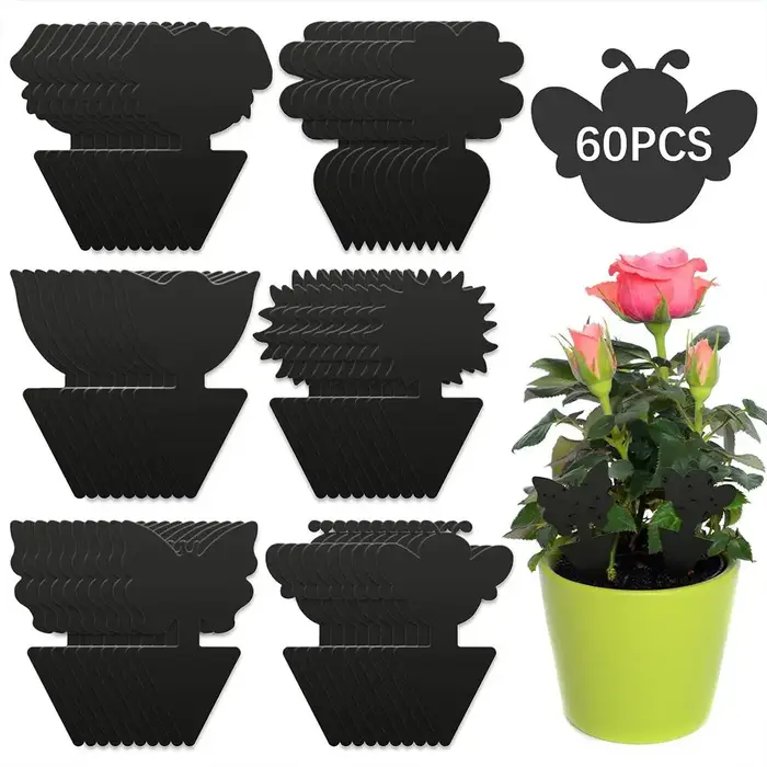Piège à mouches collantes pour plantes d'intérieur