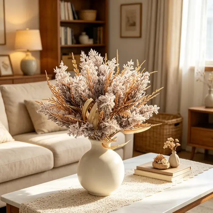 Plantes artificielles, roseaux, couronnes de mariage, décorations de jardin extérieur, cadeaux DIY, fleurs, bouquets de mariée, guirlandes, décorations de festival, de maison, de chambre et de table