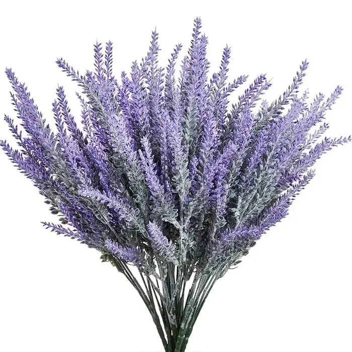 Bouquet de fleurs artificielles en plastique