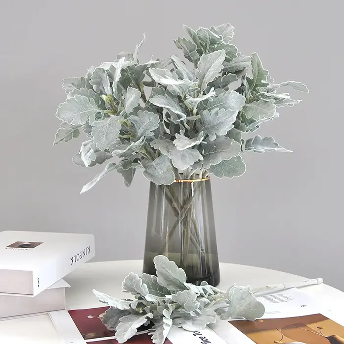 HprognSilver-Plantes vertes artificielles pour la décoration de la maison