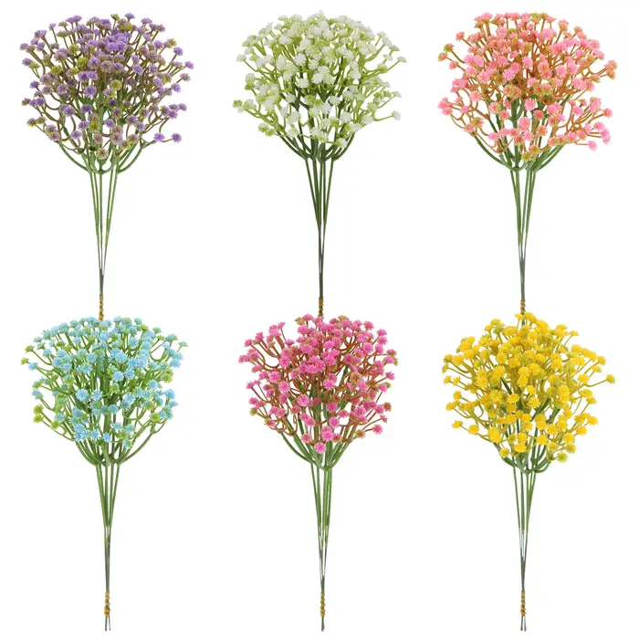 Bouquet de fleurs artificielles pour souffle de bébé