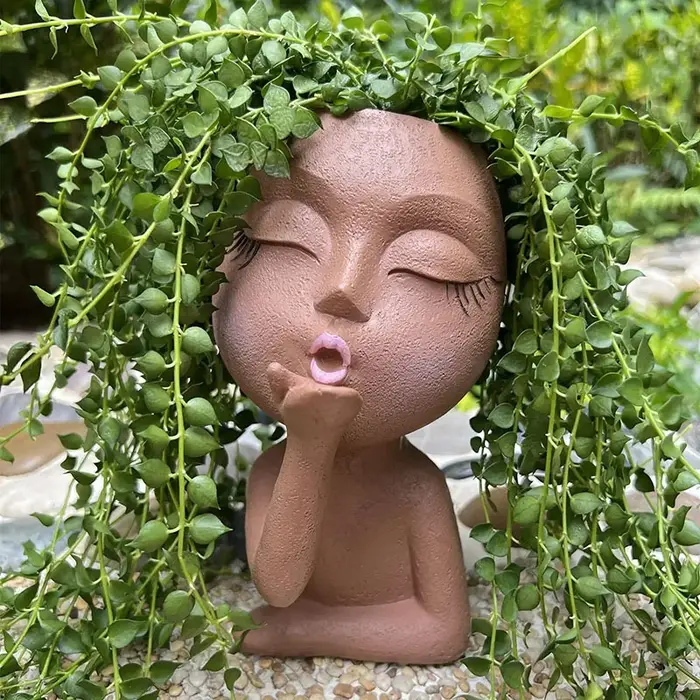 Jardinière de fleurs pour filles, plante succulente, conteneur de fleurs, Pot de fleurs, décoration de maison, ornement de table, décoration de jardin