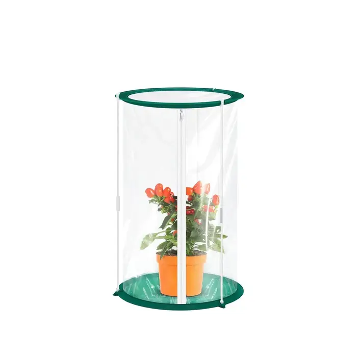Mini serre coupe-vent en PVC transparent pour plante, fleur, insecte, facile à utiliser, fournitures