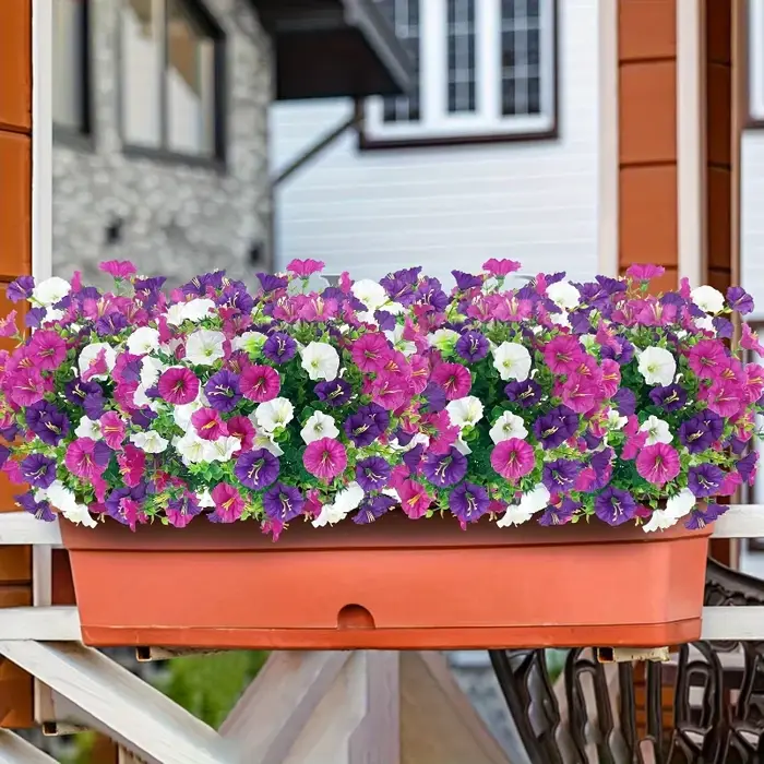 Lot de 6/9 fleurs artificielles de volubilis