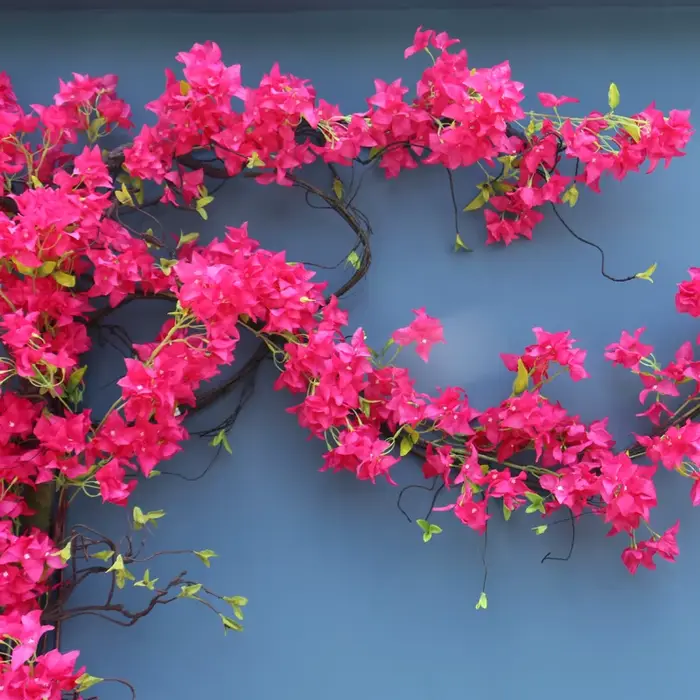 Ensemble d'arbres et de lianes artificiels Bougainvillea