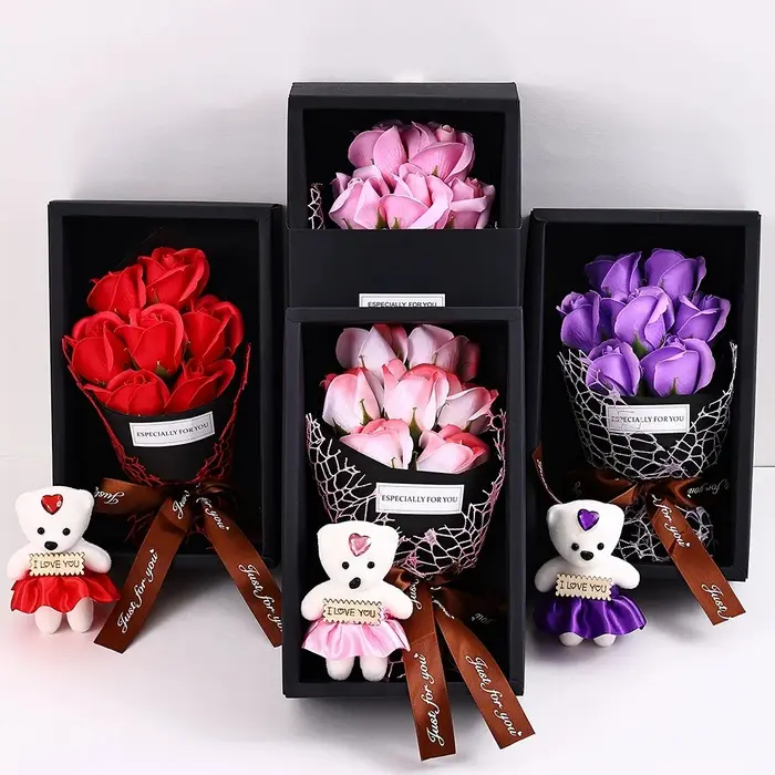 Fleurs artificielles pour la Saint-Valentin