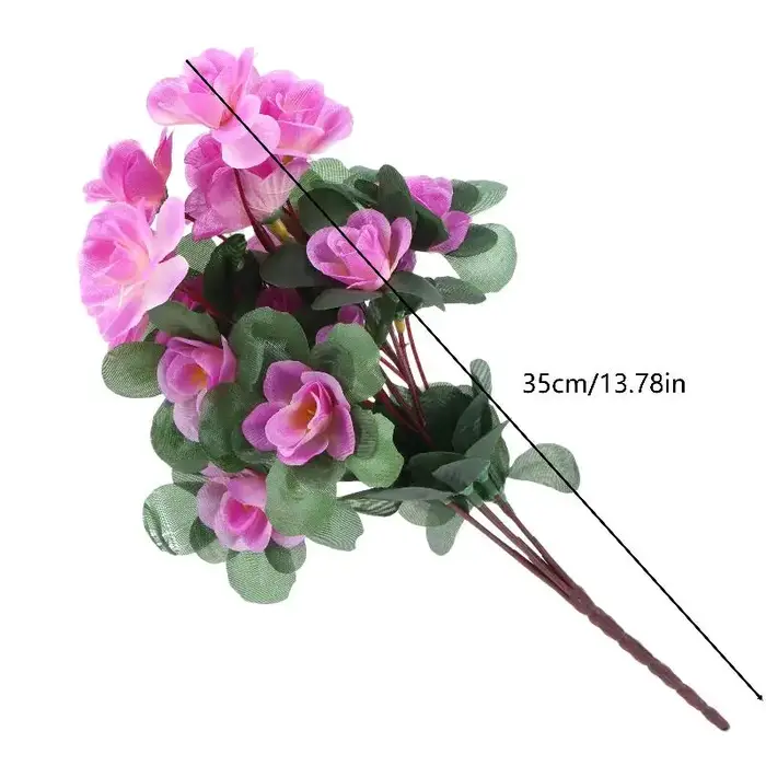 Bouquet de fleurs d'azalées artificielles
