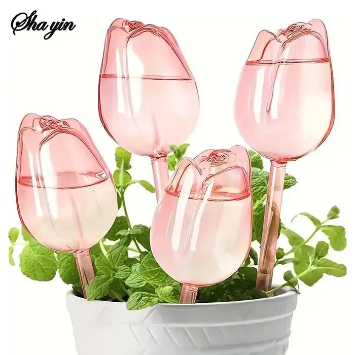 Boules d'arrosage pour plantes tulipes roses de jardin