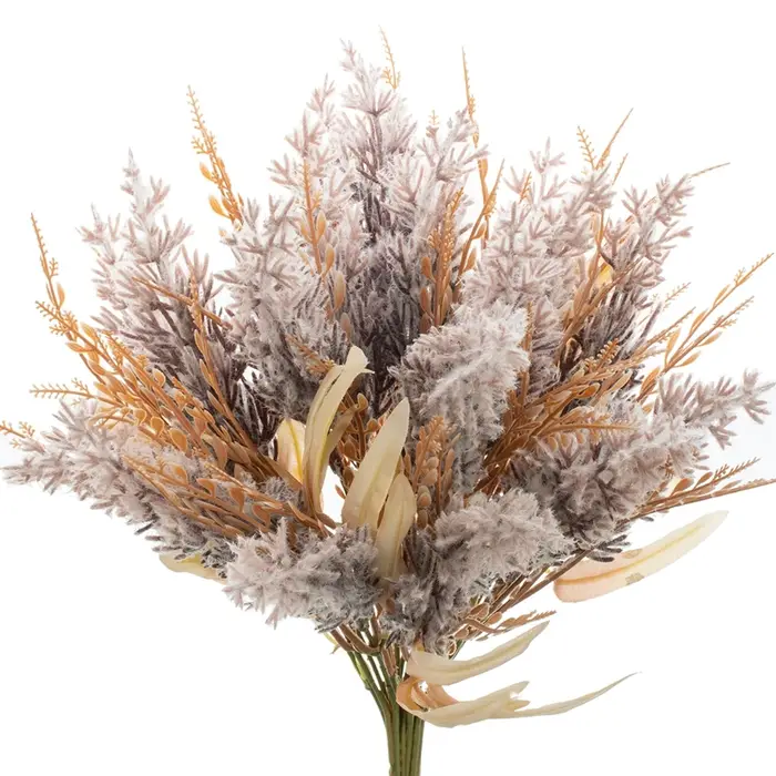 Plantes artificielles roseaux nouvel an saint valentin mariage jardin maison chambre décoration bricolage cadeaux fleur Brial bouquets cour table