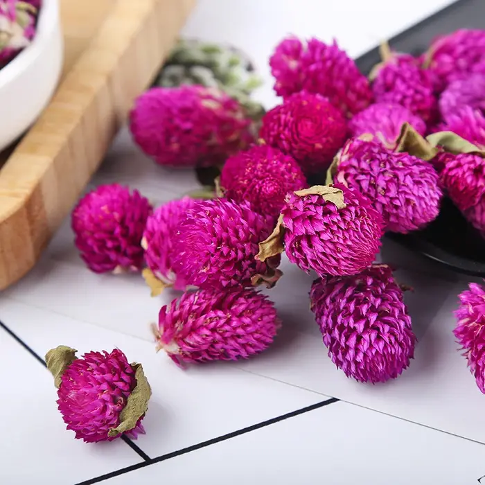 Fleurs séchées de Gomphrena naturelles de haute qualité