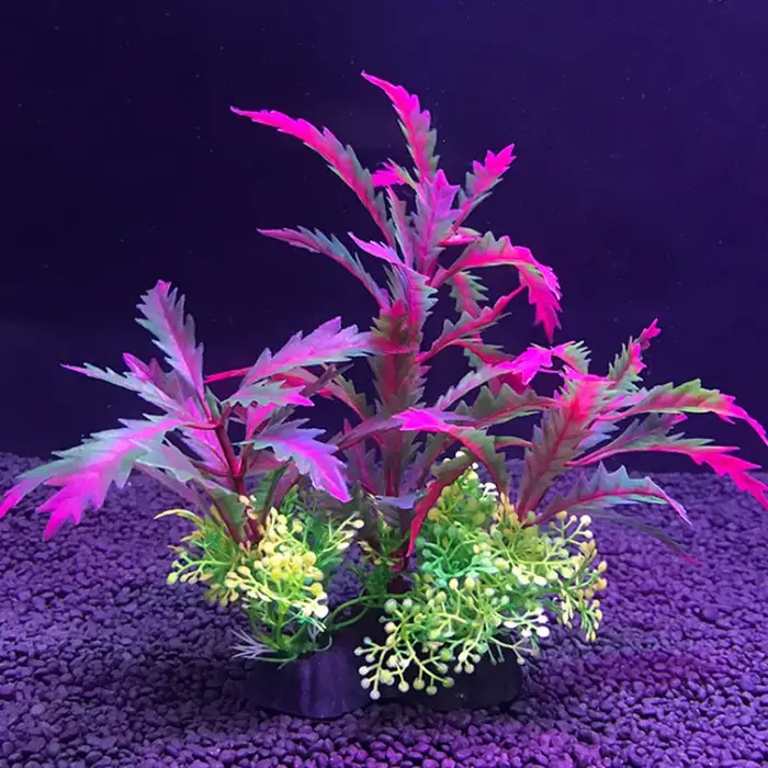 Plantes artificielles de décoration d'aquarium