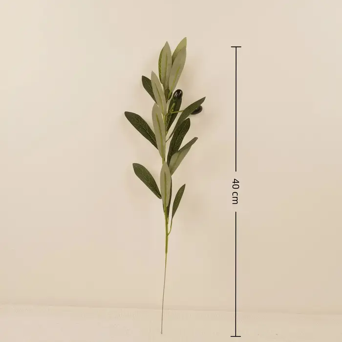 Branche d'olivier artificielle de 120-180 cm sans pot, plante artificielle moderne minimaliste pour 