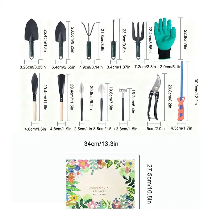 Calendrier de noël, ensemble de jardin de l'avent