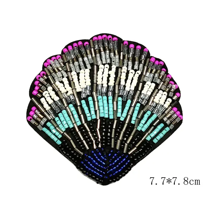 Applique de fleur de perle 3D