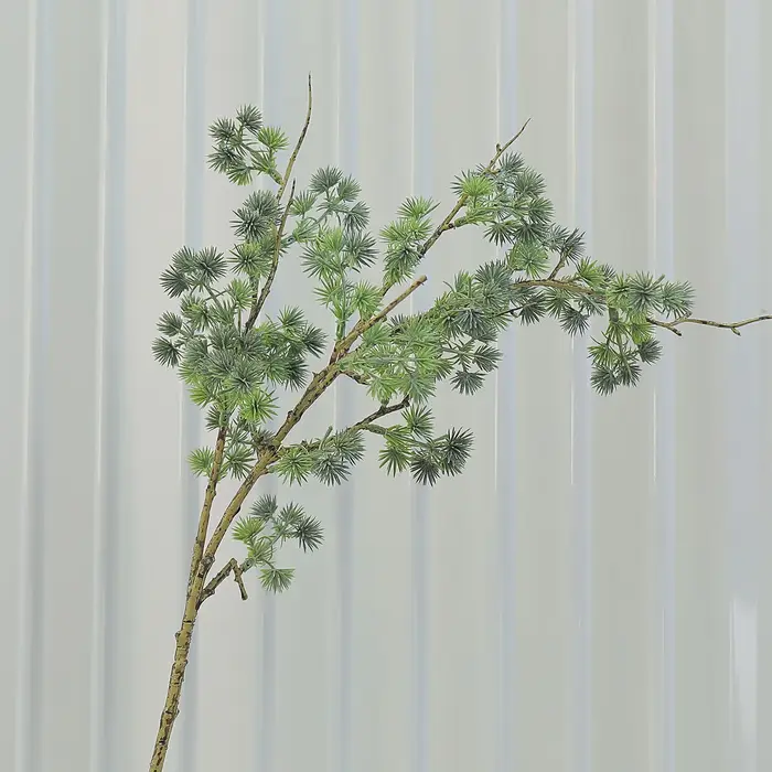 3 pièces de plantes artificielles en plastique à aiguilles de pin, style chinois, pour arrangement f